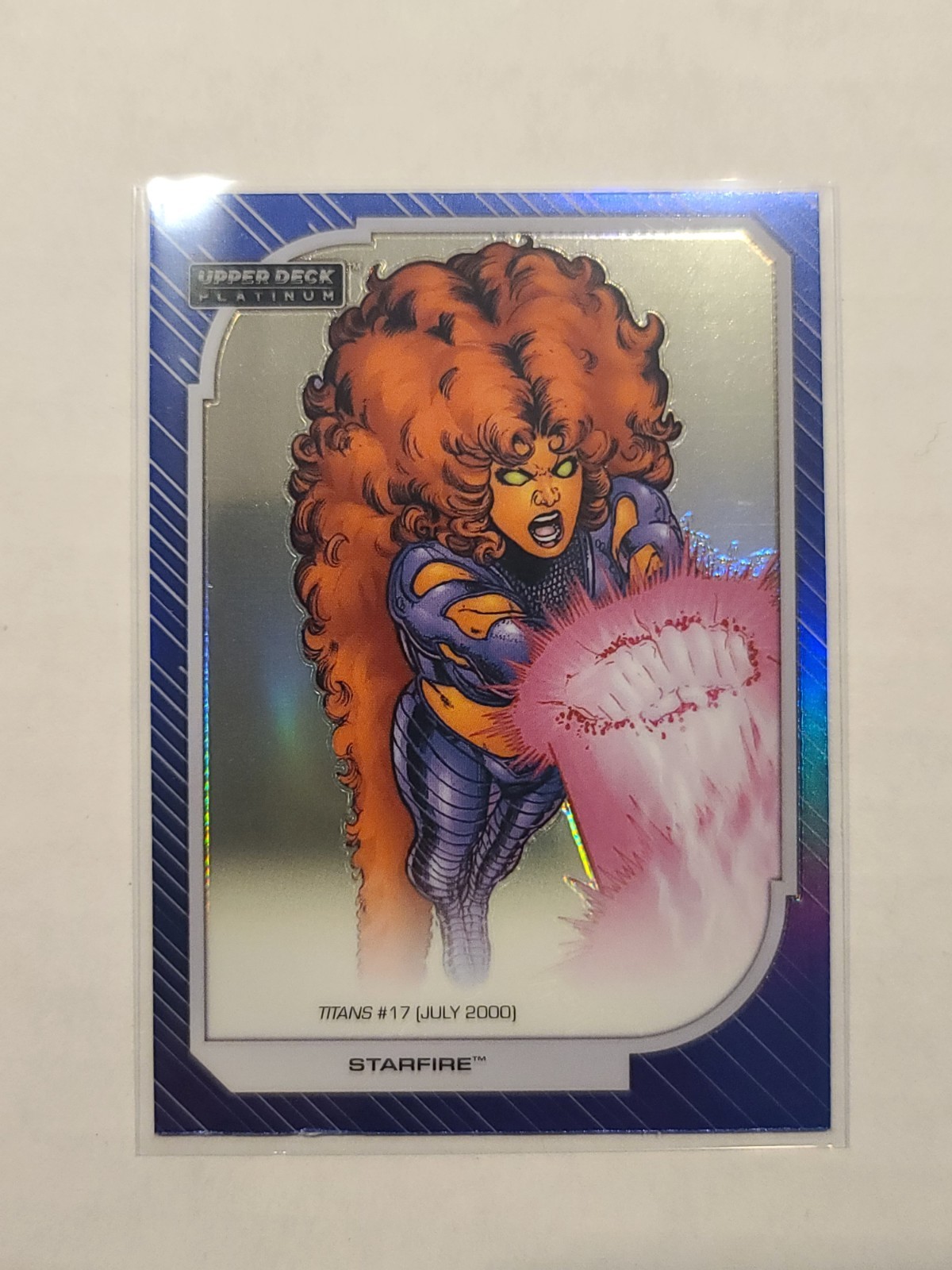 2026 Upper Deck Platinum DC Starfire #146 Blue Rainbow Parallel