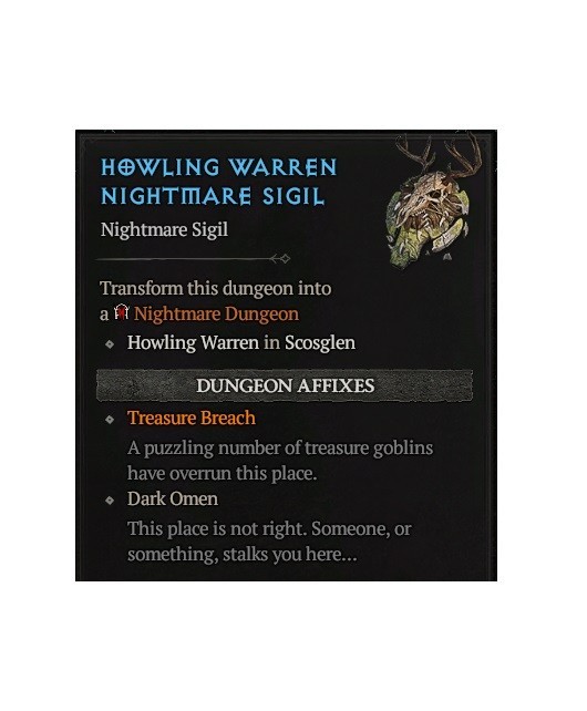 Diablo 4 Season 13 Treasure Breach Nightmare Sigil Dungeon