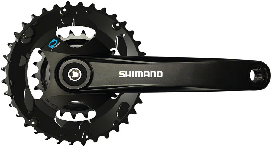 Shimano FC-M315-B2 Crankset - 175mm, 7/8-Speed, Riveted, JIS Square Taper Spindl