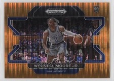 2022 Prizm Draft Picks Orange Pulsar Variation 11/49 Wendell Moore Jr #76 10z4