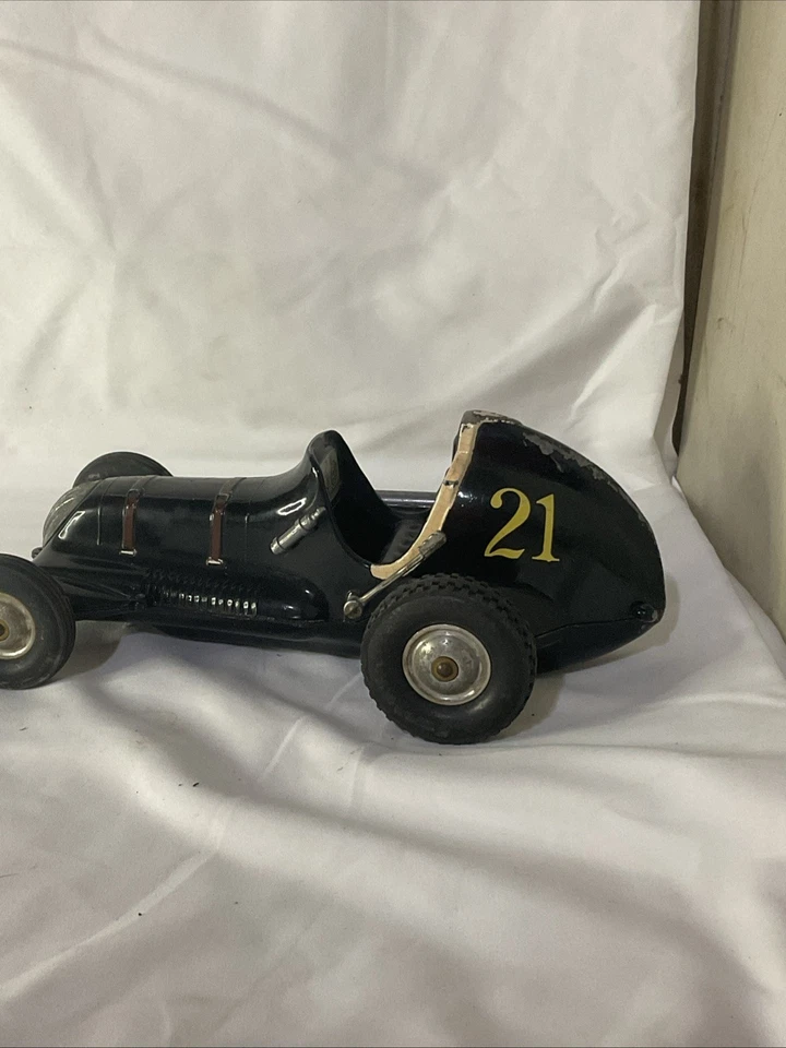 1950s Vintage Roy Cox Thimble Drome Champion Tether Car Black #21 - Image 4 of 4
