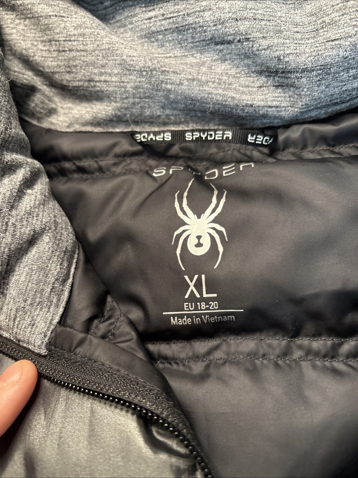 Down Spider Quarter Zip Pull Over Jacket Women's - image 3