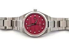 Concord Mariner 30mm Pink Mother of Pearl Diamond Dial Stainless Steel Watch