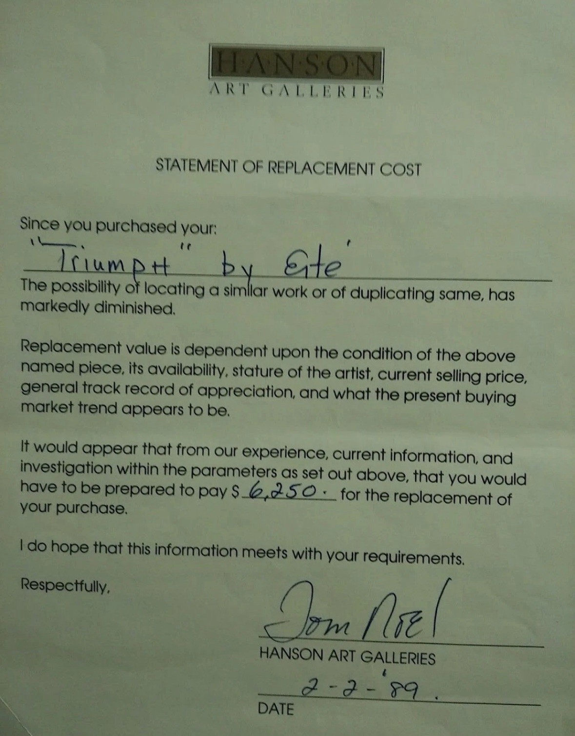 Erte Limited Edition bronze "TRIUMPH"  Romain De Tirtoff