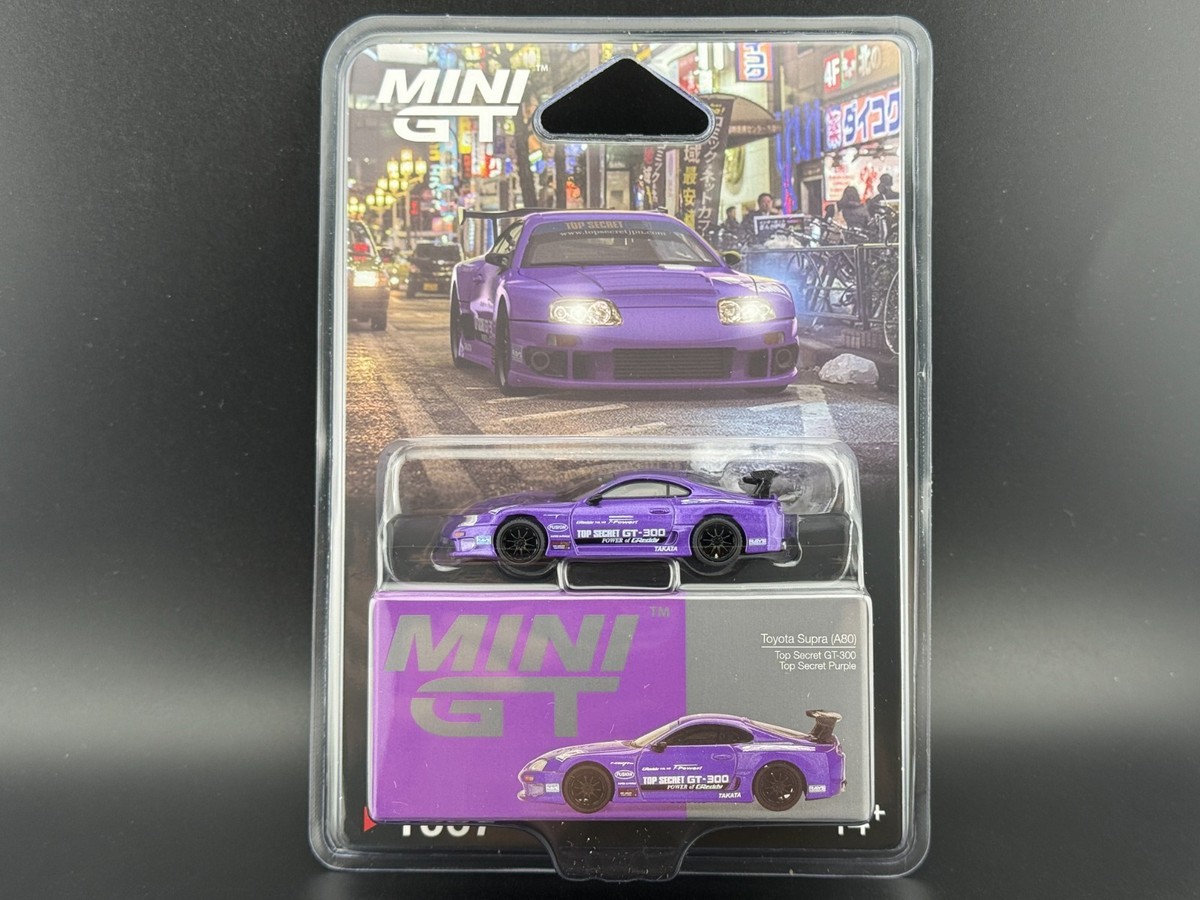 Mini GT Toyota Supra (A80) Top Secret GT-300 Purple #1067 1/64 | eBay
