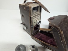 G.B-Bell & Howell 624 8mm Cine Movie Camera With Carry Case Vintage Untested