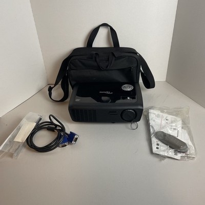 Optoma Black Projector Model DAESUNK With Cords/No Power Cord and Remote