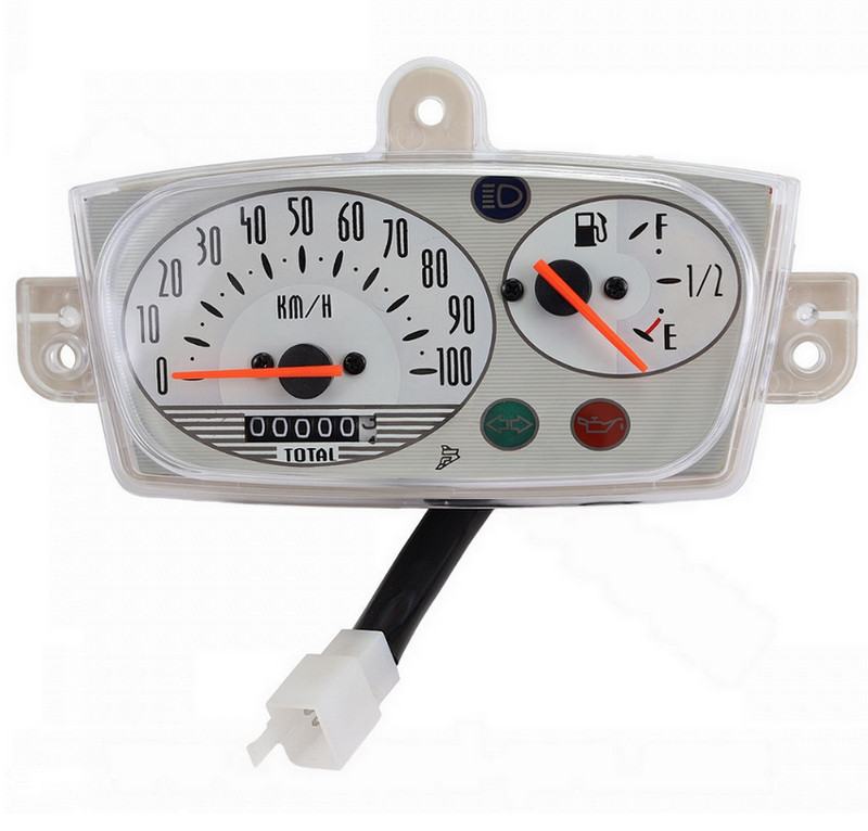 Compteur Mbk Ovetto et Yamaha Neos 2T 50cc - Tableau de bord neuf avec jauge à essence intégrée