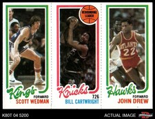 1980 Topps Scott Wedman / Bill Cartwright / John Drew 131 / 164 / 23 8 - NM/MT