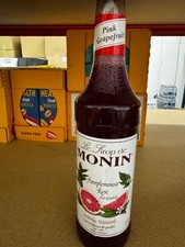 monin pink grapefruit syrup 1 litre bottle out of date 03/26