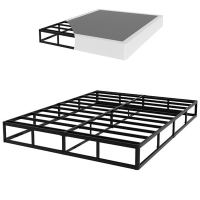 Queen Size Box Spring, 9 Inch Height-Profile Box Springs with Washable Cover,...