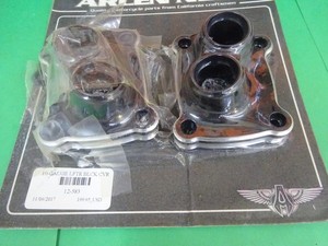 Harley Davidson Big Twin TWIN CAM Rpl BILLET BLACK/GRAY LIFTER BASE COVERS