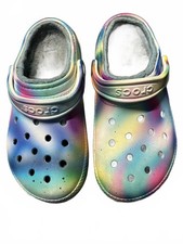 Crocs Classic Lined Ombre Fuzzy Slip on