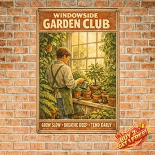 Gardening Because Murder Is Wrong Lady Sunflower Tin Metal Sign 8x12