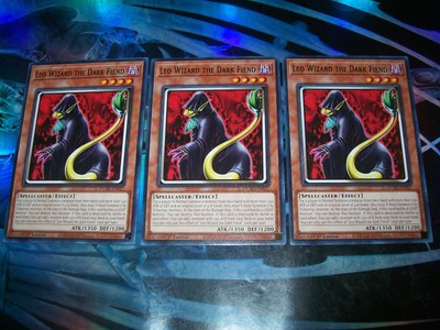 3x Leo Wizard the Dark Fiend 1st Edition Common DUAD-EN027 Yu-Gi-Oh!