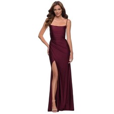 La Femme Dark Berry Prom Gown Size 00 Nwot