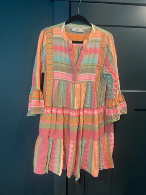 Women's Devotion Twins Ella Short Tunic V-Neck Dress Anthropology Medium