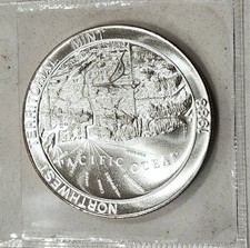 1988 Vintage Silver Trade Unit .999 1 oz Fine Round Northwest Territorial Mint 99.00 per troy oz