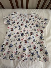 Women s Scrub Tops, Lot Of 12, Size S and M, Colorful, NICE