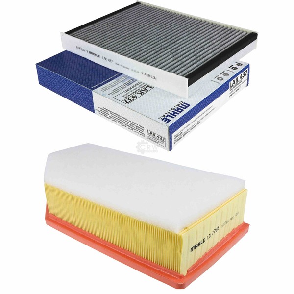 Mahle / Knecht Set Filterpaket Innenraumfilter LAK 437 Luftfilter LX 2788-image
