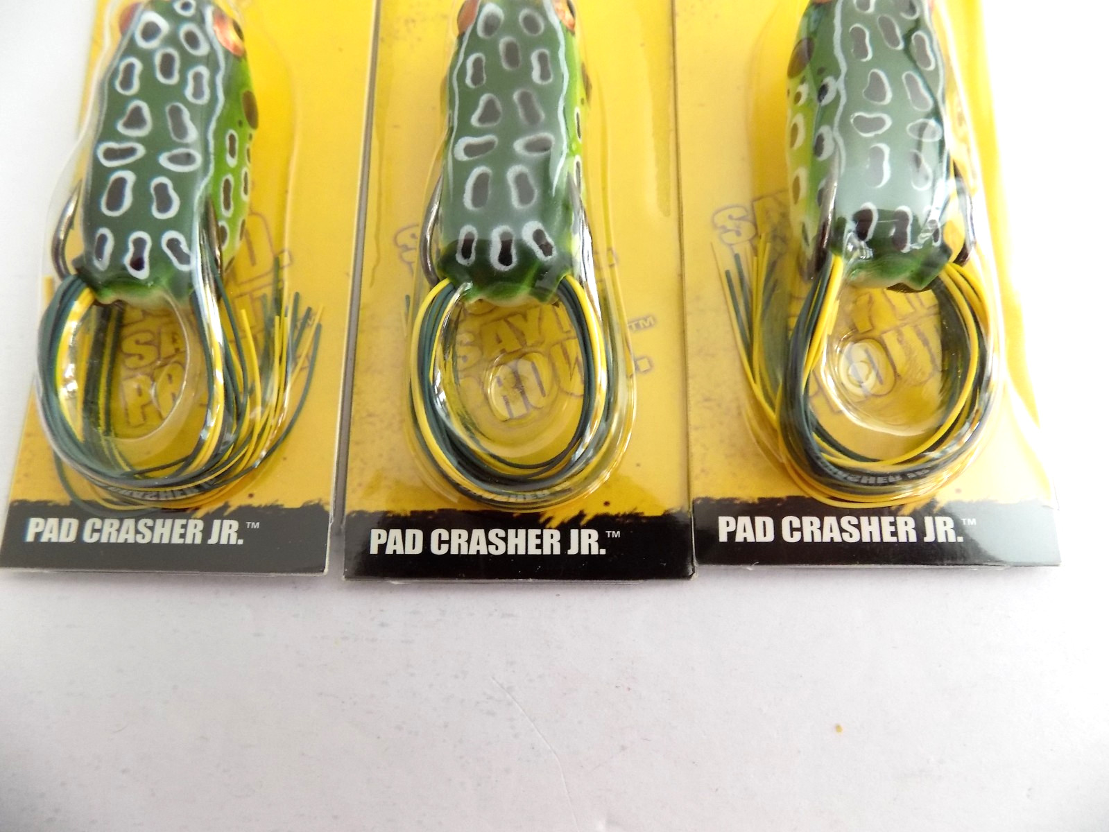 BOOYAH PAD CRASHER JR. - LEOPARD FROG - 3 LURES - 633i - Image 2