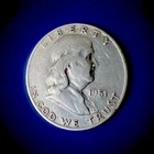 1951-S Franklin Half Dollar Brilliant XF/AU 💥💥💥