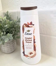 Dove Maple Glazed Donut Limited Edition Nourishing Body Wash 20oz NEW