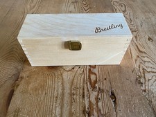 BREITLING - Wood Box - Empty - 20.5 X 7.5 X 9 Cm