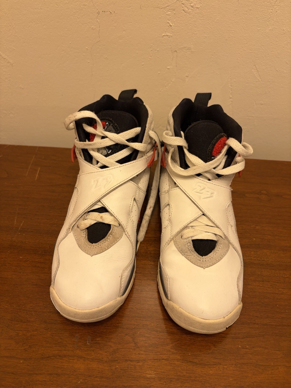 Jordan Air Jordan 8 Retro White Black Red High Top Basketbal