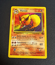 WOTC Flareon 19/64 Jungle Rare Unlimited Regular Stage 1 70 HP English 1999 on eBay