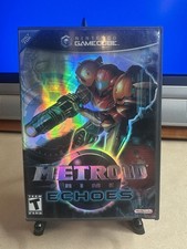 Metroid Prime 2 Echoes (2004, Nintendo GameCube, TESTED CIB W/inserts
