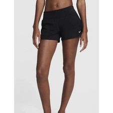 Nike Women's Essential Black/White Swim Board Shorts Size XL NWT
