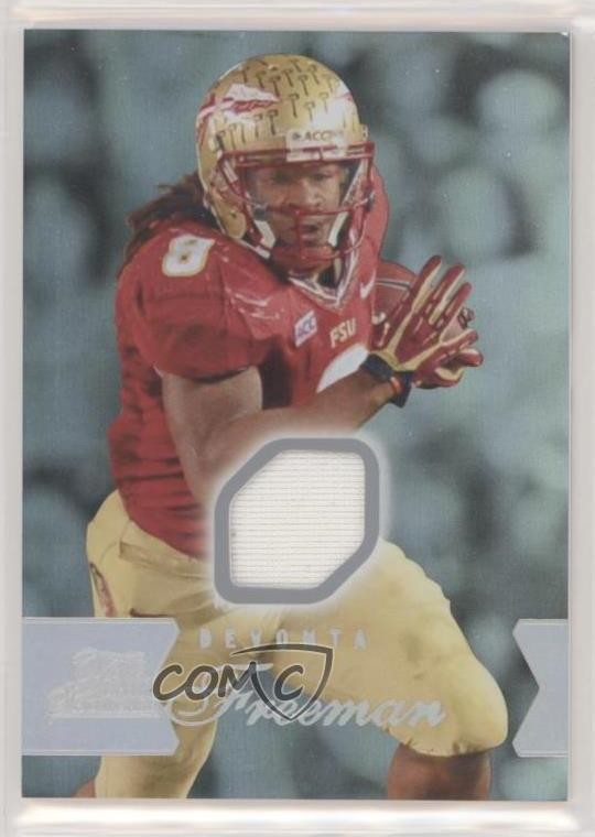 2014 Flair Showcase Jerseys Row 1 Devonta Freeman #140 Rookie RC fm1