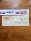 Civil War Patriotic Cover Central Fair For The Sanitary Fair Front Panel Only