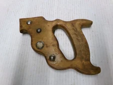 Warranted Superior USA Hand Saw Handle Vintage Woodworking Tool