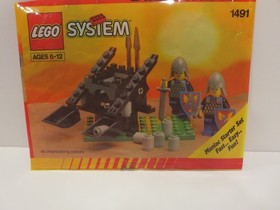 Lego Castle Black Knights 1491 Dual Defender Polybag BAG ONLY and DAMAGED