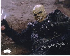 Christopher Chris Doyle signed 8x10 Photo Skull-Faced Warrior - Star Trek: The N