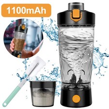 Protein Shaker Becher Trinkflasche Eiweiß Shaker Fitness mit Pulverfach 550ml