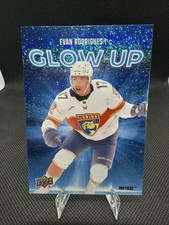 25-26 UD Series 2 Hockey Speckle Parallel Glow-Up GU-19 Evan Rodrigues