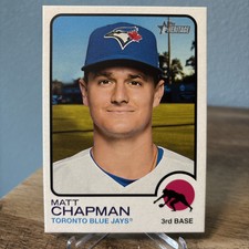 MATT CHAPMAN 2022 Topps Heritage High Number 1973 Oversized Box Topper #OB-MC