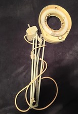 Ancienne lampe indus ronde Atelier ARCHITECTE INDUSTRIELLE METAL Testé OK