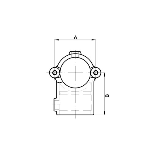 AVERDE Rohrverbinder T-Verbinder klappbar, 1" (Ø33,7 mm) - Bild 2 von 3