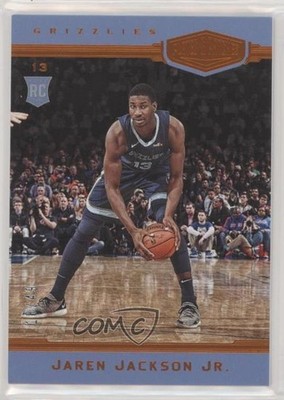 2018-19 Chronicles Plates and Orange 18/49 Jaren Jackson Jr Rookie Patch RC 8ww