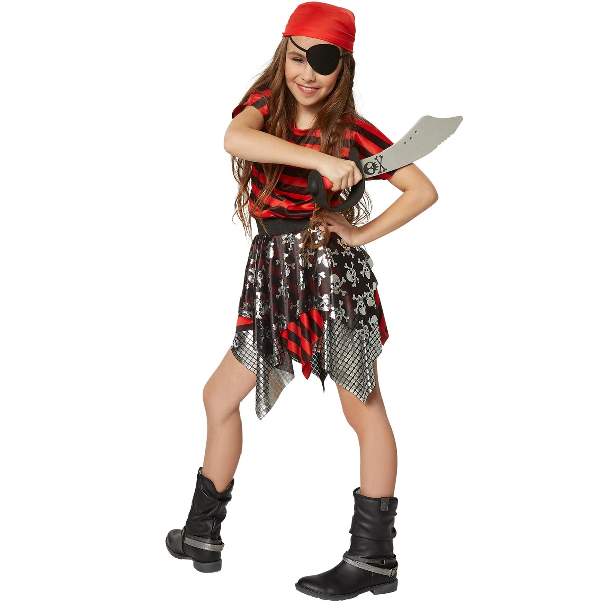Piraten-Kostüm für Mädchen Halloween Karneval