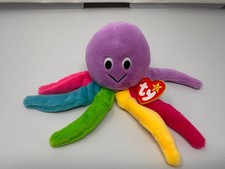 Ty Beanie Baby - Blinky the Octopus, 30th Anniversary, MWMT Stuffed Animal Toy