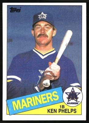 1985 Topps #582 Ken Phelps Seattle Mariners Free Shipping *L13*
