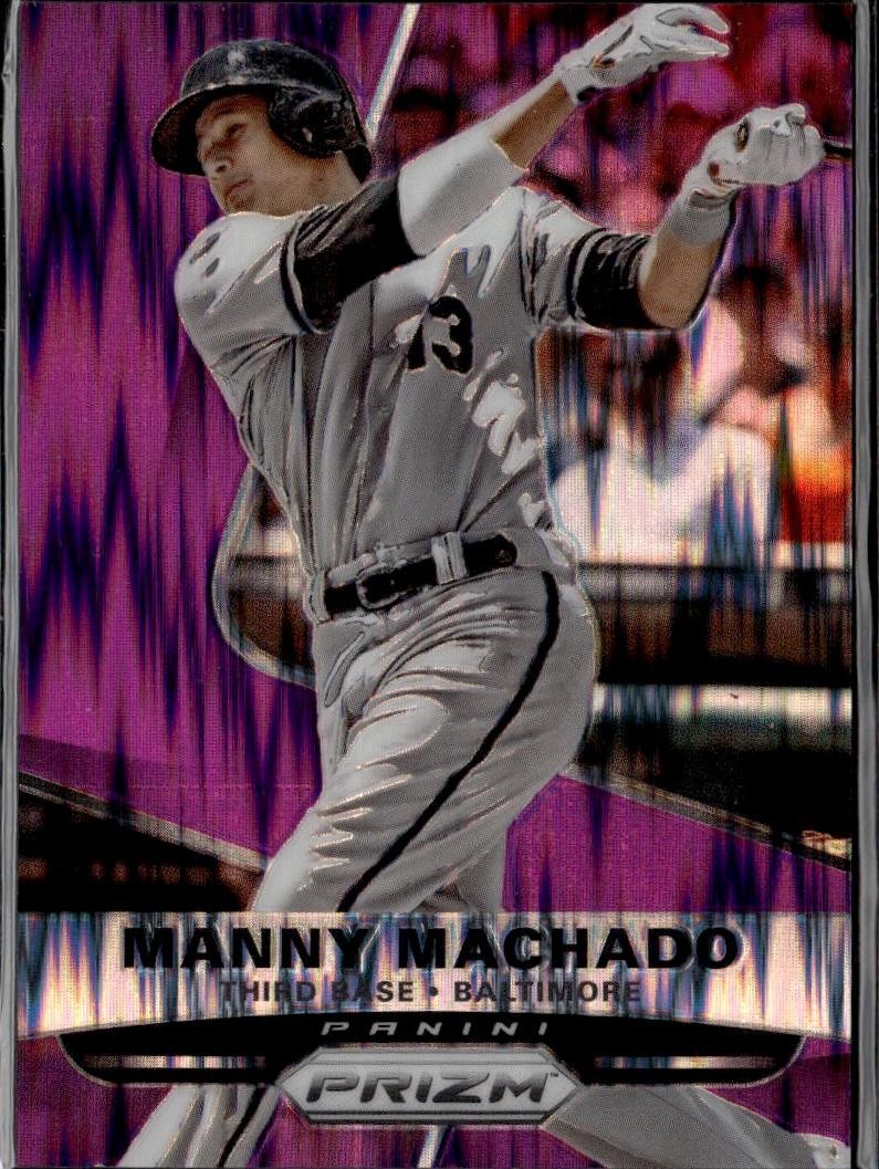 2015 Panini Prizm #106 Manny Machado Purple Flash Prizms #/99 - Orioles