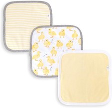 Burts Bees Baby Infant Washcloths, 100 Organic Cotton, Soft and Super