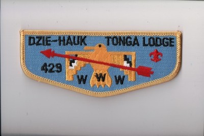 Lodge 429 Dzie-Hauk Tonga Lodge OA flap (V)