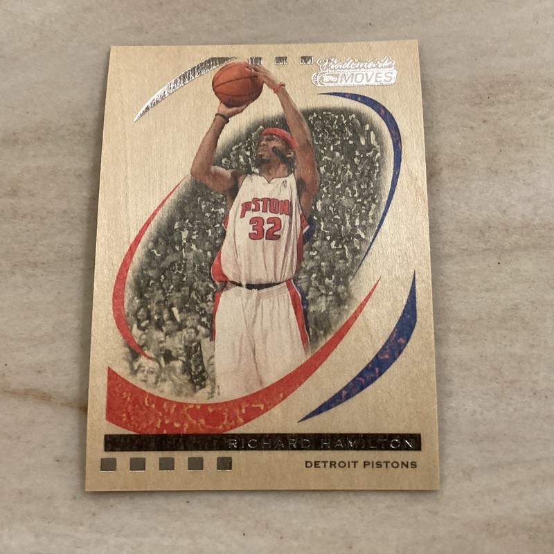 2006-07 Topps Trademark Moves #43 Richard Hamilton Wood /75